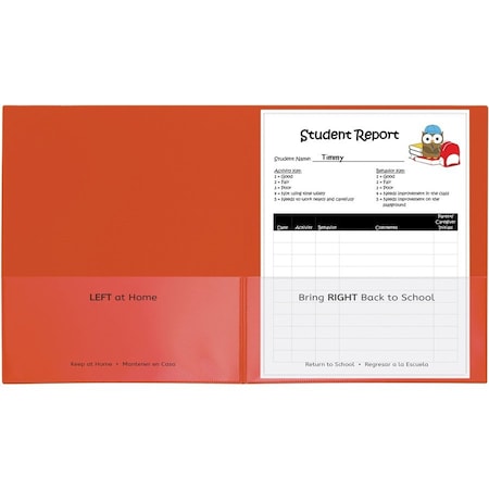 C-Line Products Folder, Clsrm, Cntr, Org, 25 25PK CLI32002